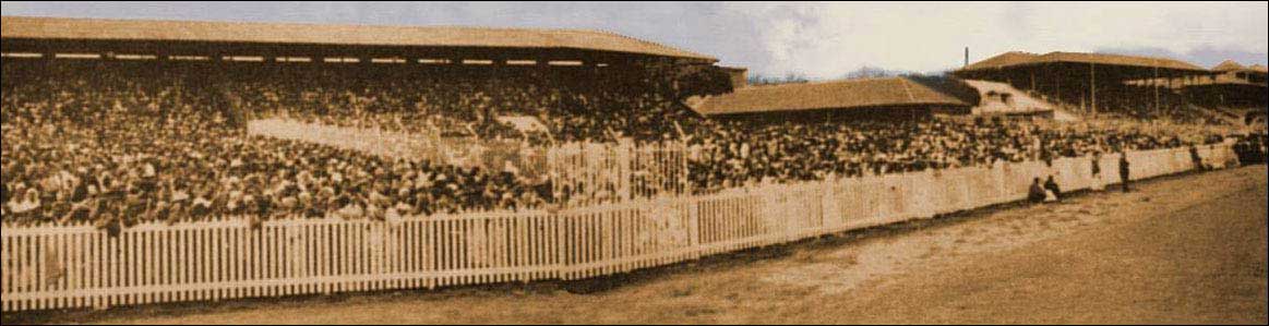 Part of congregation at Durban Race Track Church service